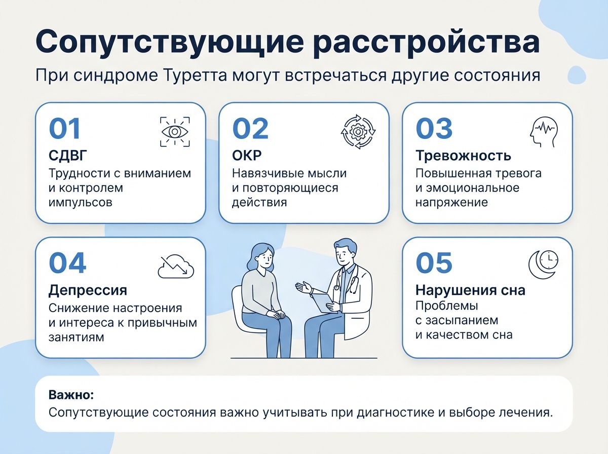 Лечение синдрома Туретта в Благовещенске инфографика
